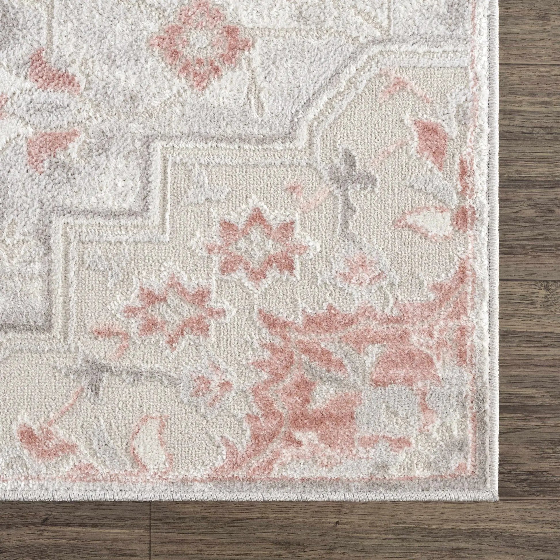 Calum Pink & Gray Area Rug from PriceLows™