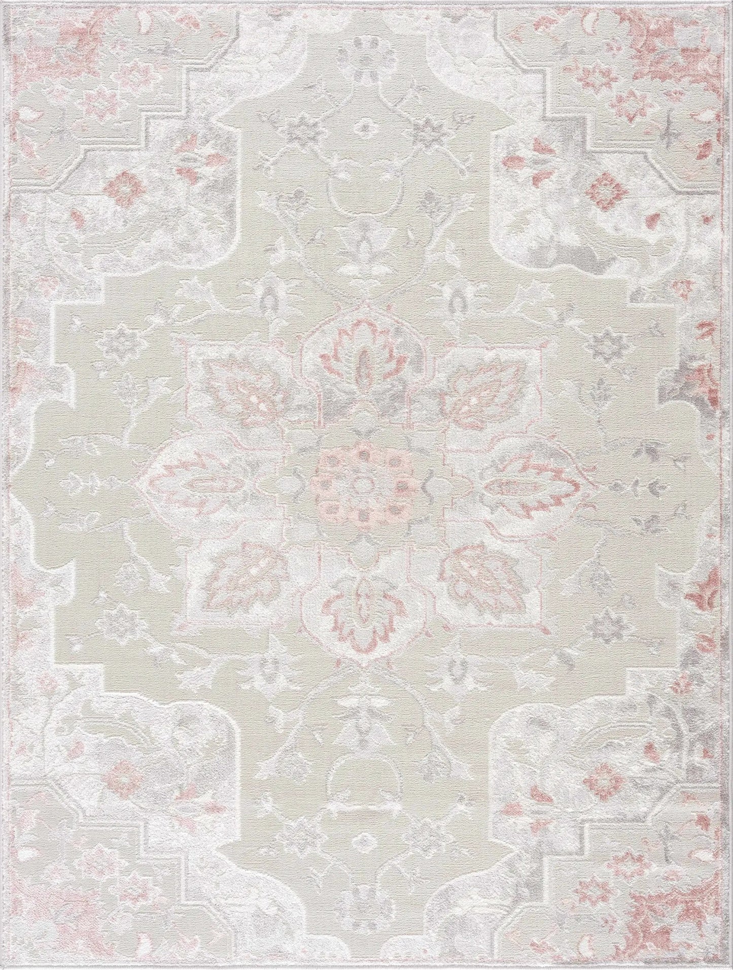 Calum Pink & Gray Area Rug from PriceLows™