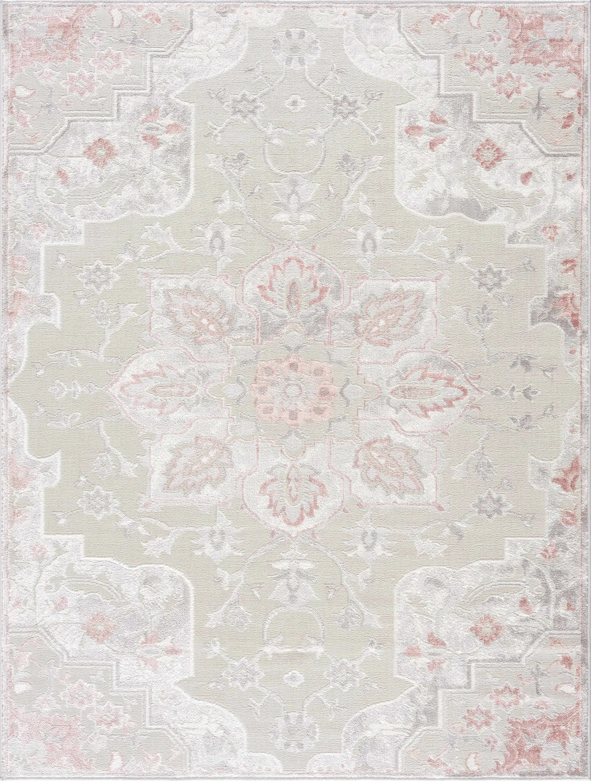 Calum Pink & Gray Area Rug from PriceLows™