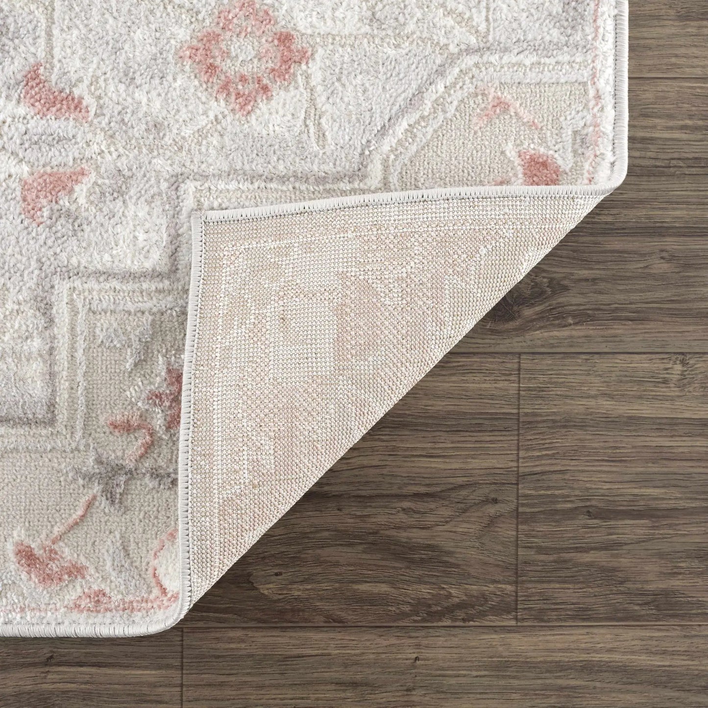 Calum Pink & Gray Area Rug from PriceLows™