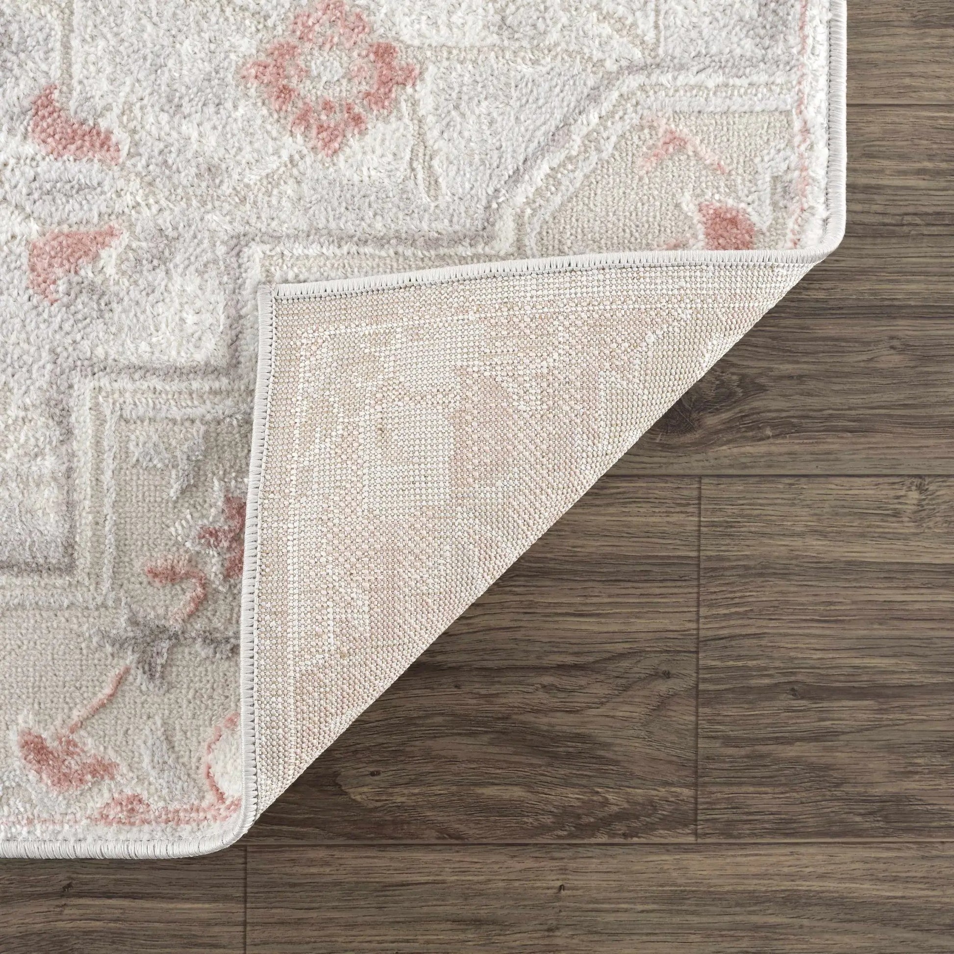Calum Pink & Gray Area Rug from PriceLows™