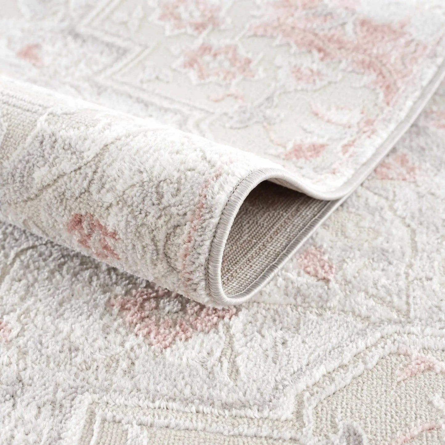 Calum Pink & Gray Area Rug from PriceLows™