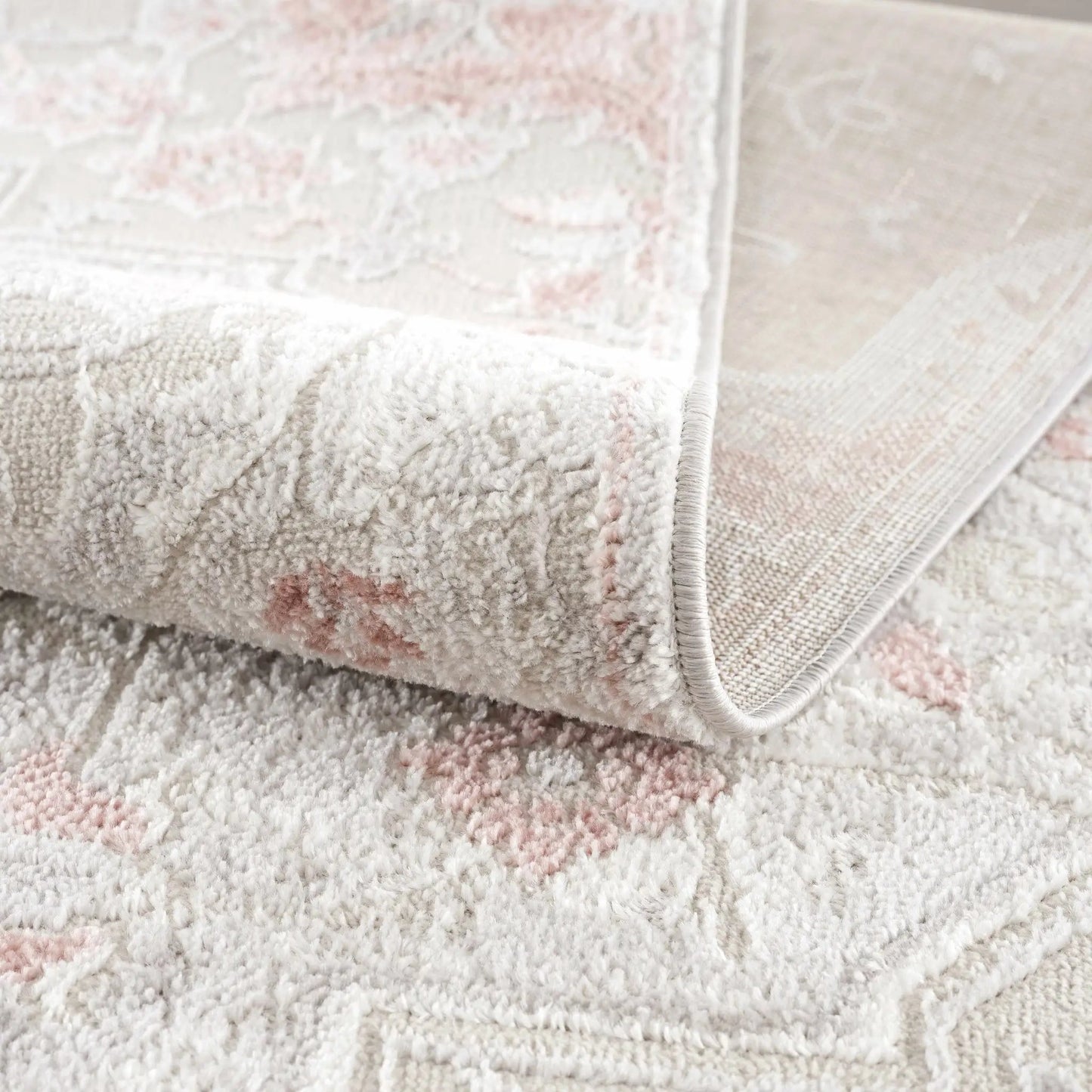 Calum Pink & Gray Area Rug from PriceLows™