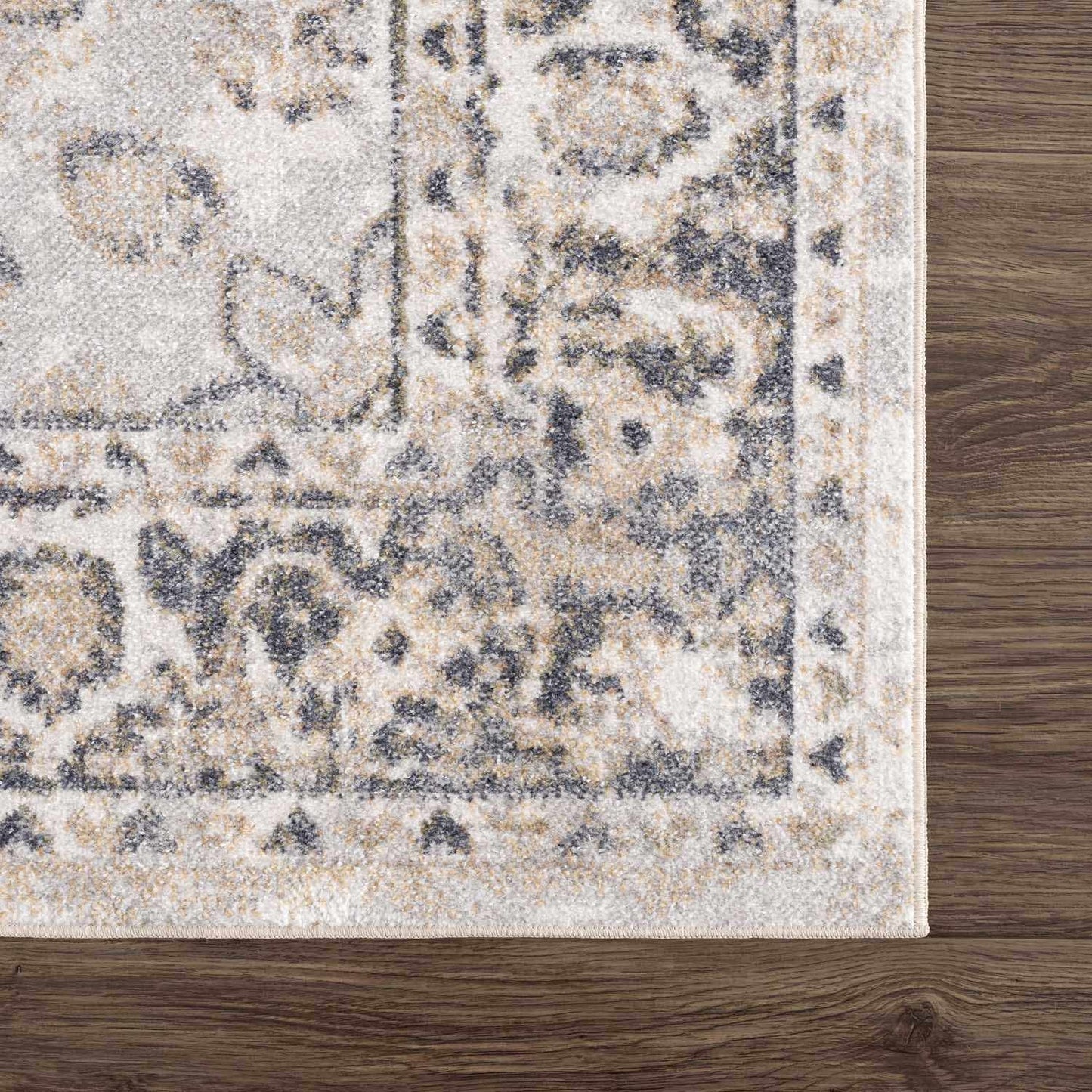 Rudo Beige Washable Area Rug from PriceLows™