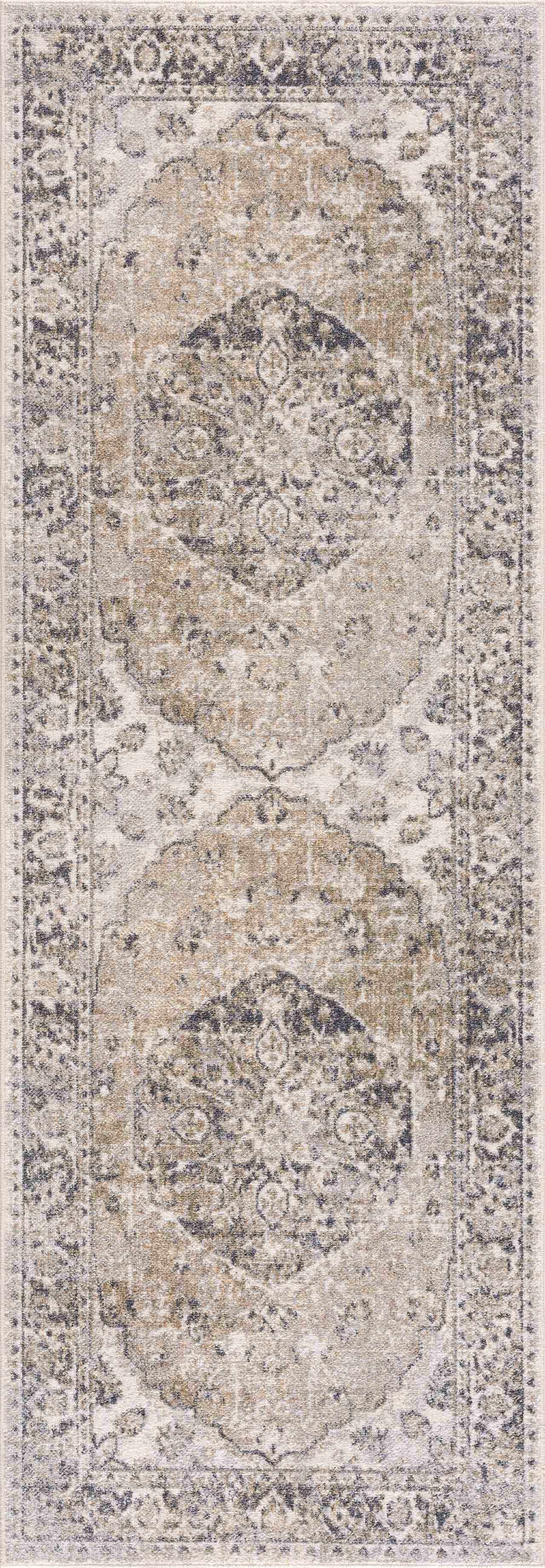 Rudo Beige Washable Area Rug from PriceLows™