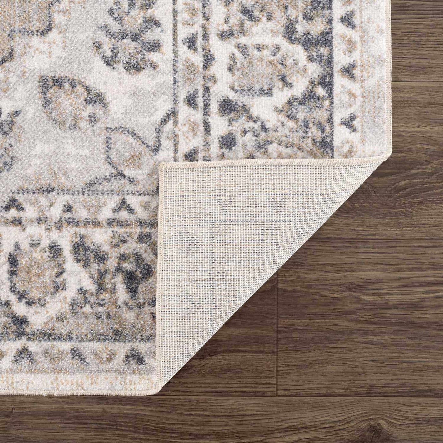 Rudo Beige Washable Area Rug from PriceLows™