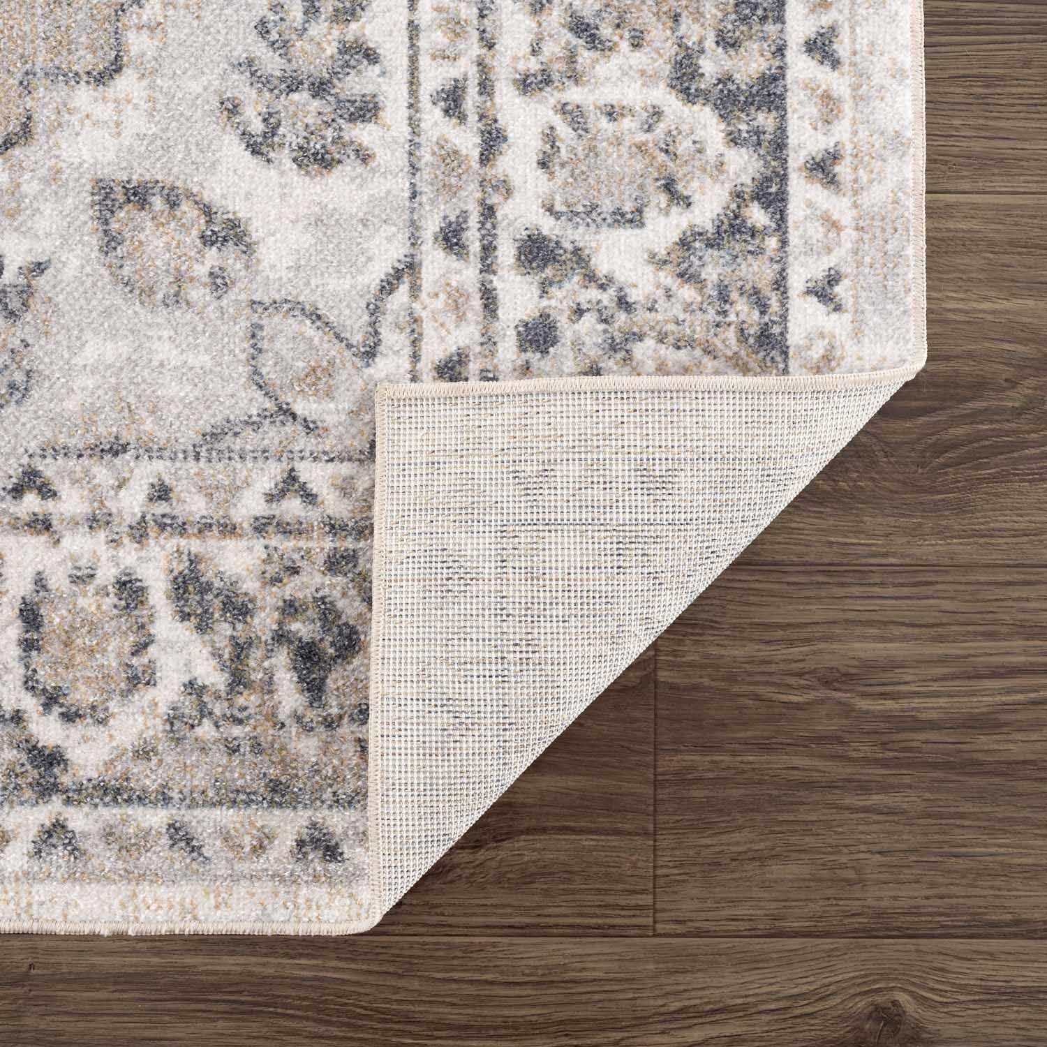 Rudo Beige Washable Area Rug from PriceLows™
