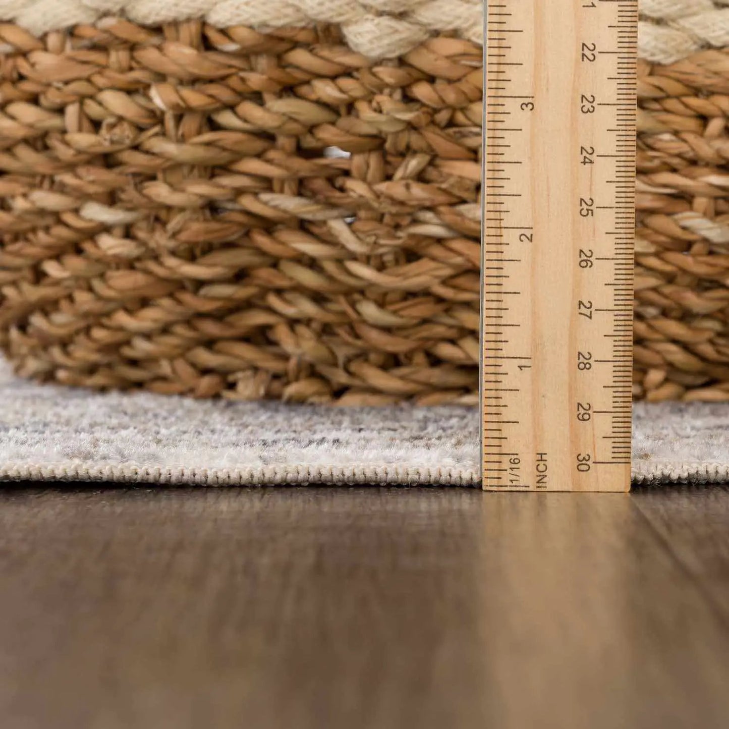 Rudo Beige Washable Area Rug from PriceLows™