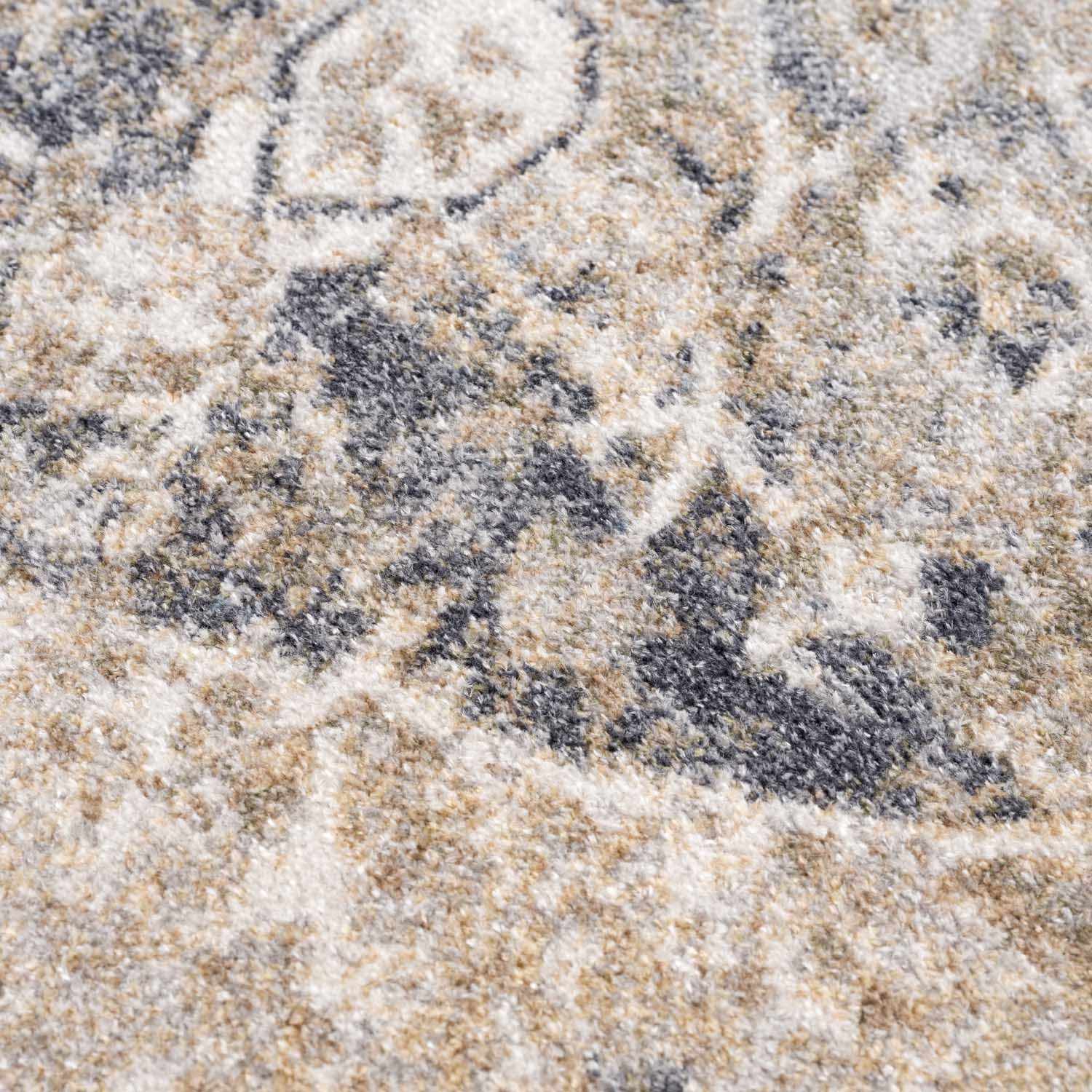 Rudo Beige Washable Area Rug from PriceLows™