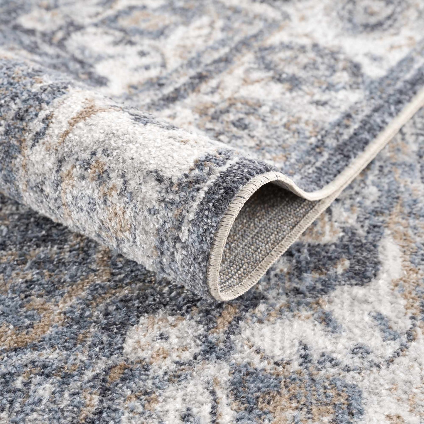 Aurum Blue Washable Area Rug from PriceLows™