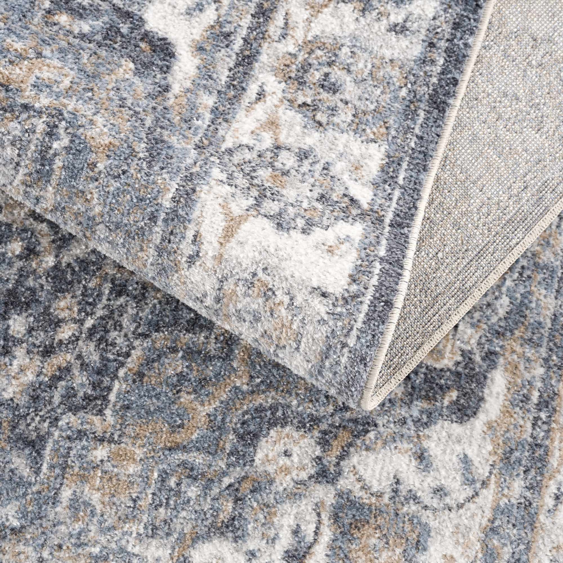 Aurum Blue Washable Area Rug from PriceLows™