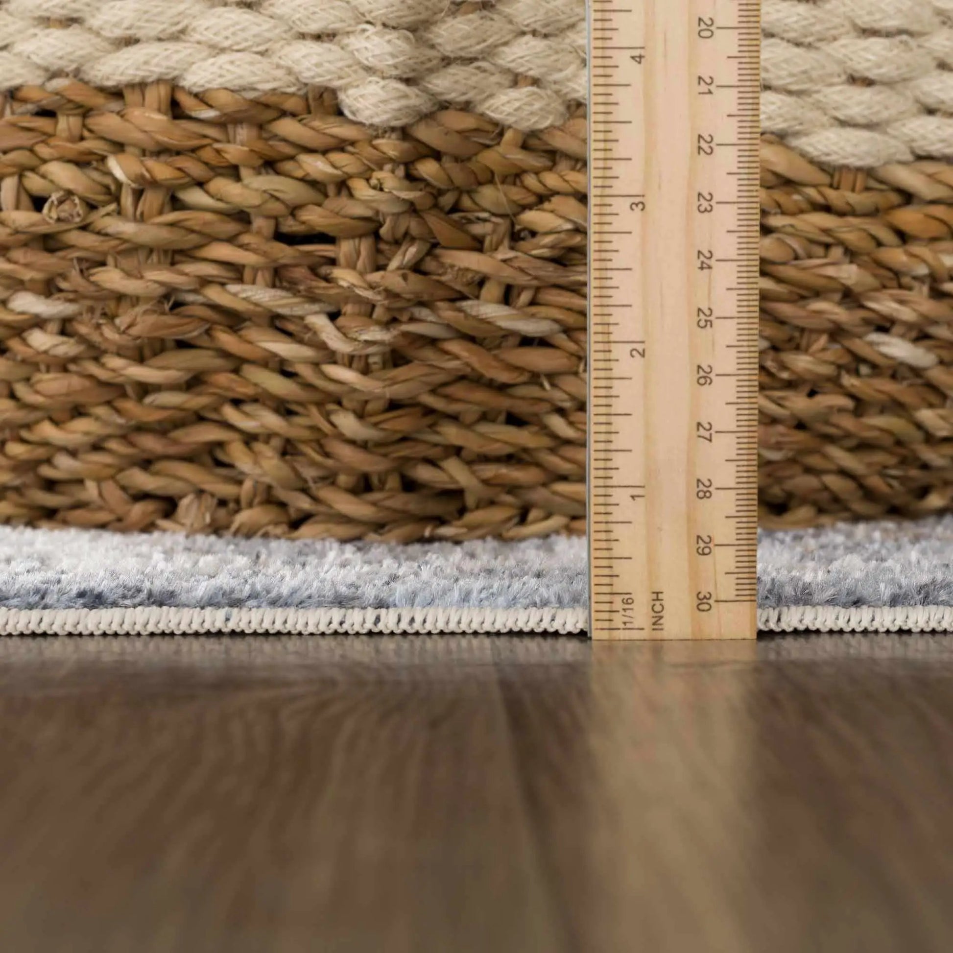 Aurum Blue Washable Area Rug from PriceLows™