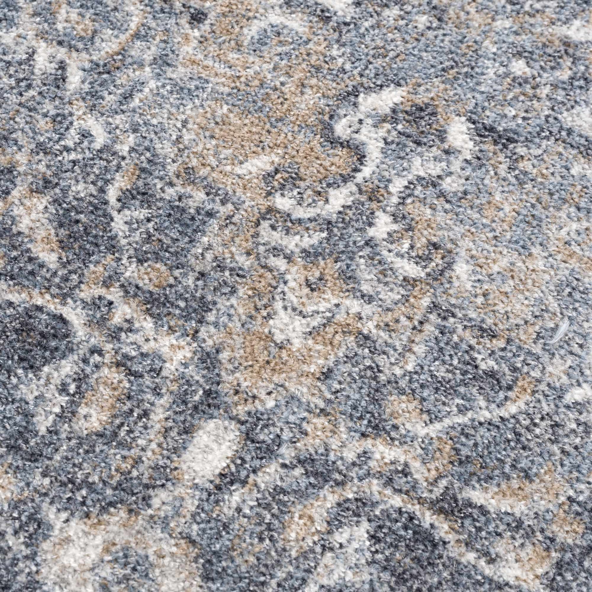 Aurum Blue Washable Area Rug from PriceLows™