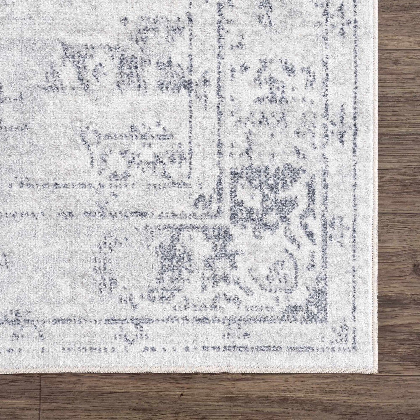 Akram Cream & Antrasit Washable Area Rug from PriceLows™