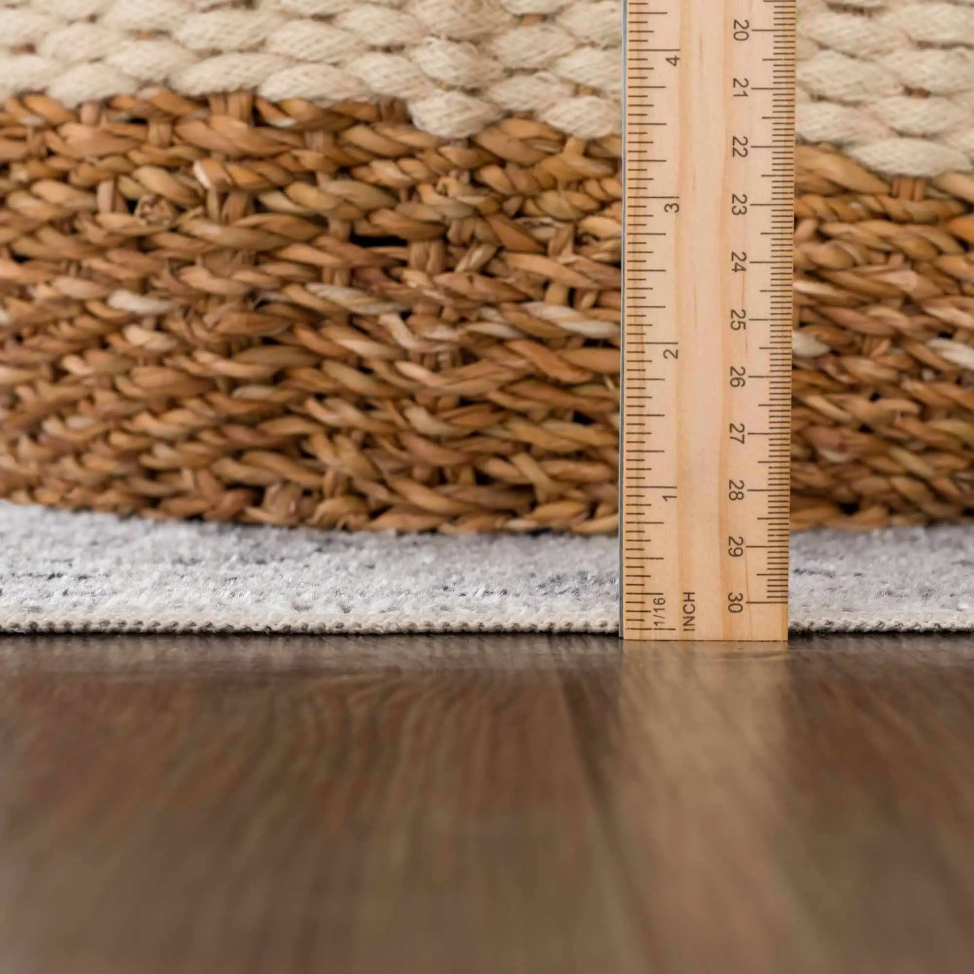 Akram Cream & Antrasit Washable Area Rug from PriceLows™