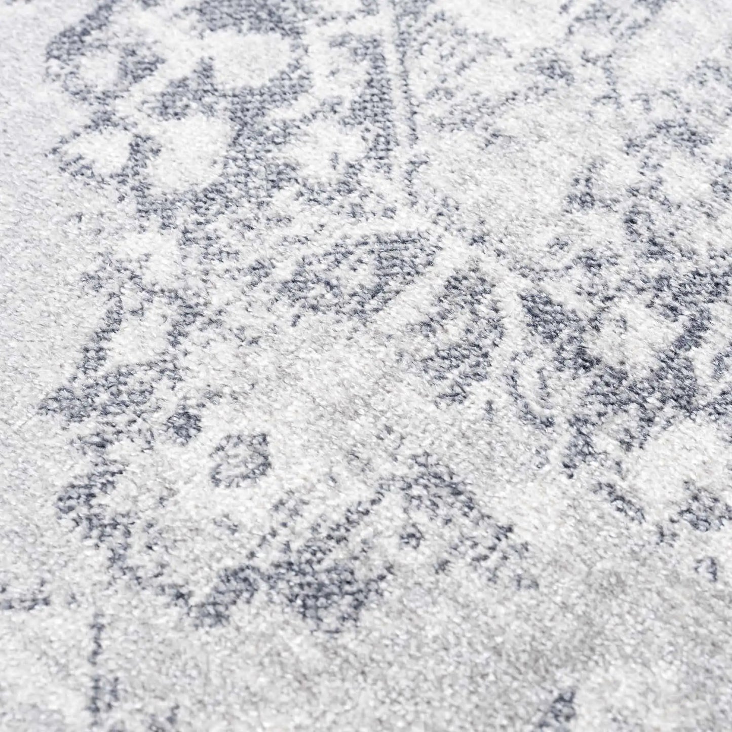 Akram Cream & Antrasit Washable Area Rug from PriceLows™