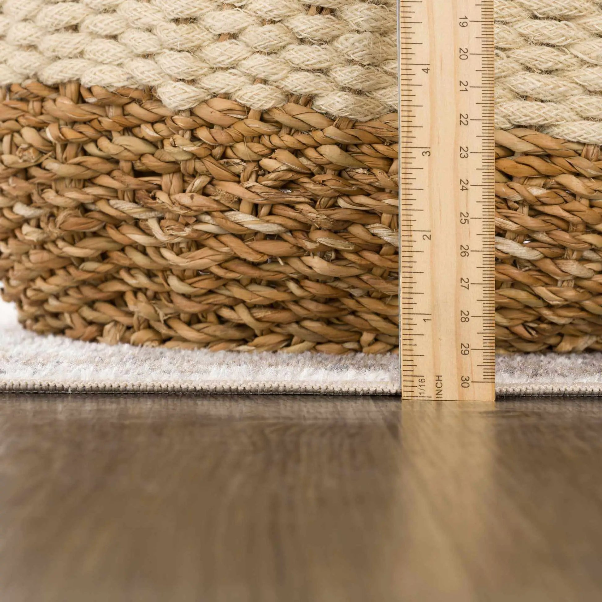 Blue Brown Hera Washable area rug from PriceLows™