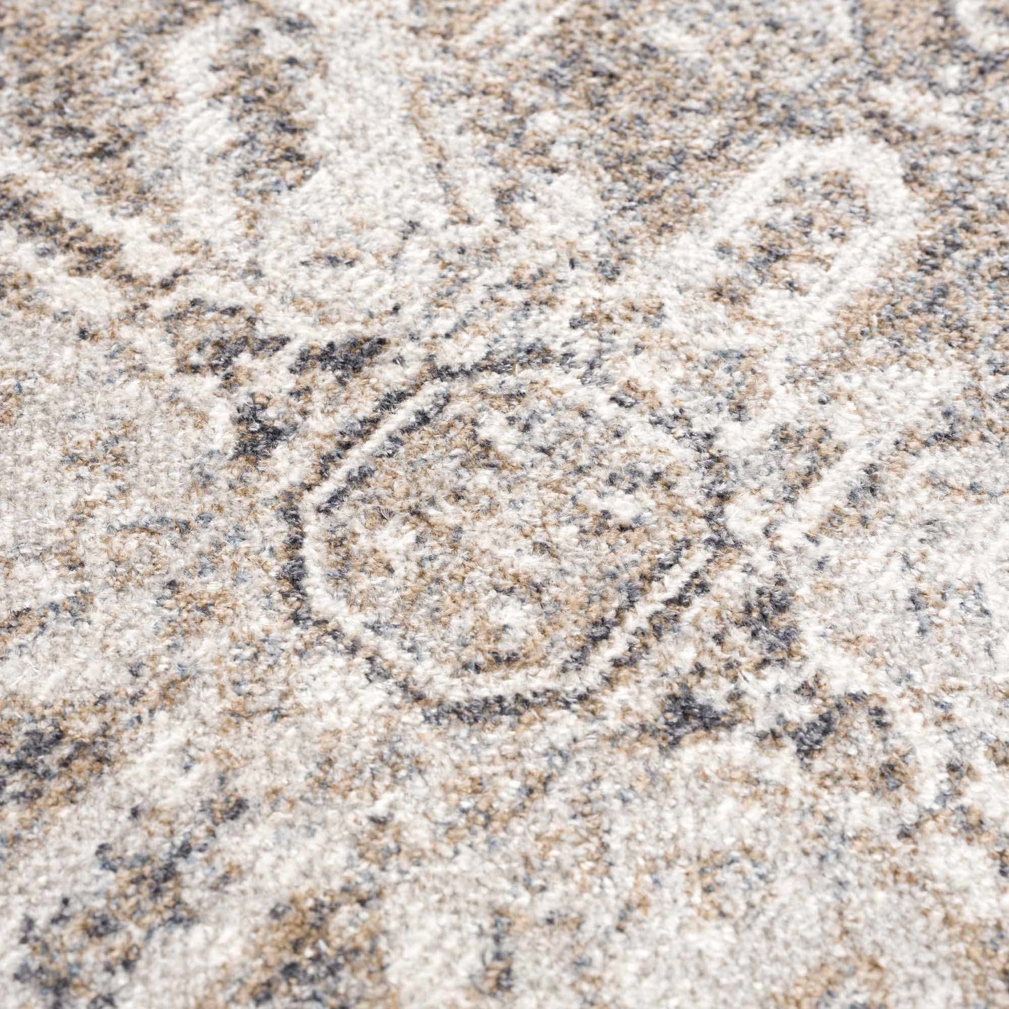 Blue Brown Hera Washable area rug from PriceLows™