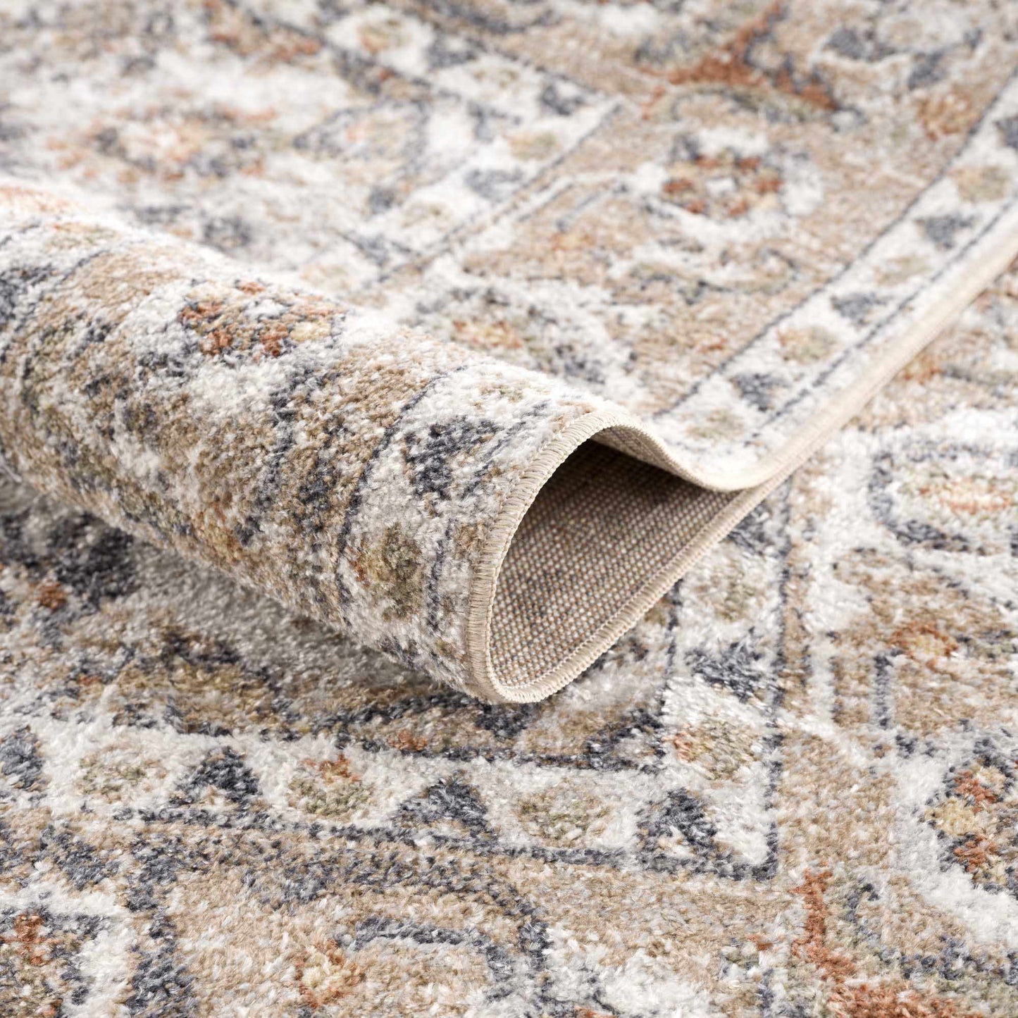 Beige Hiti Washable area rug from PriceLows™