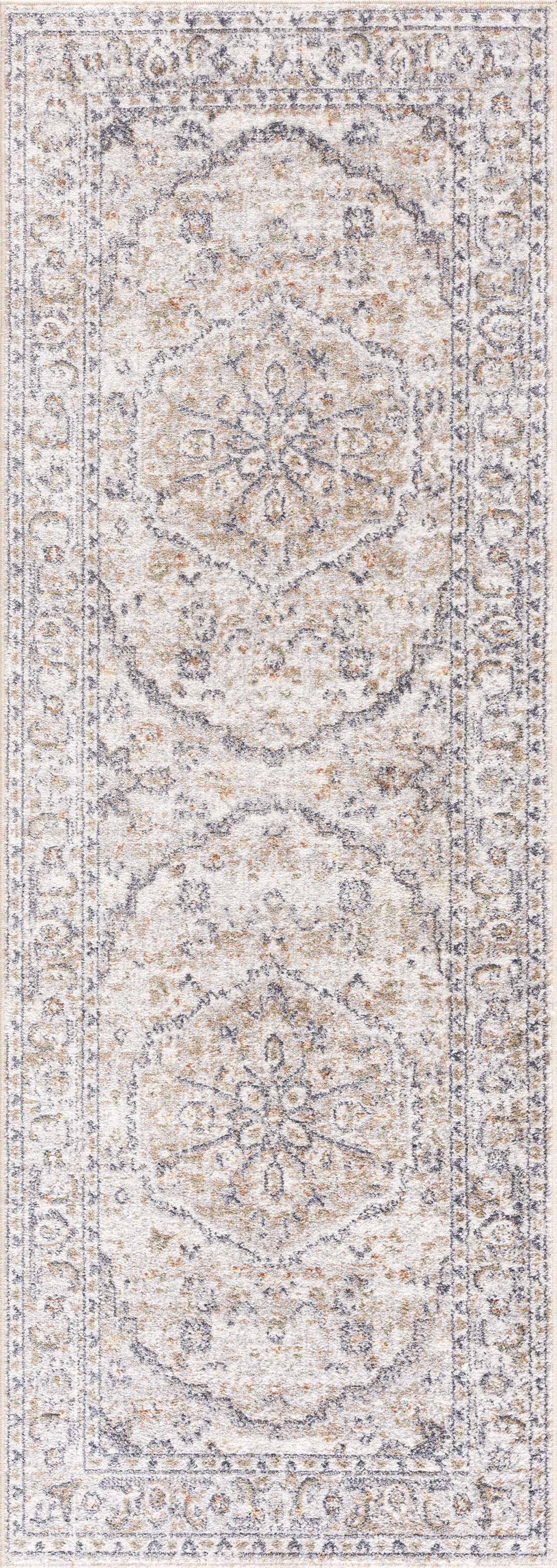 Cream Hiti Washable area rug from PriceLows™