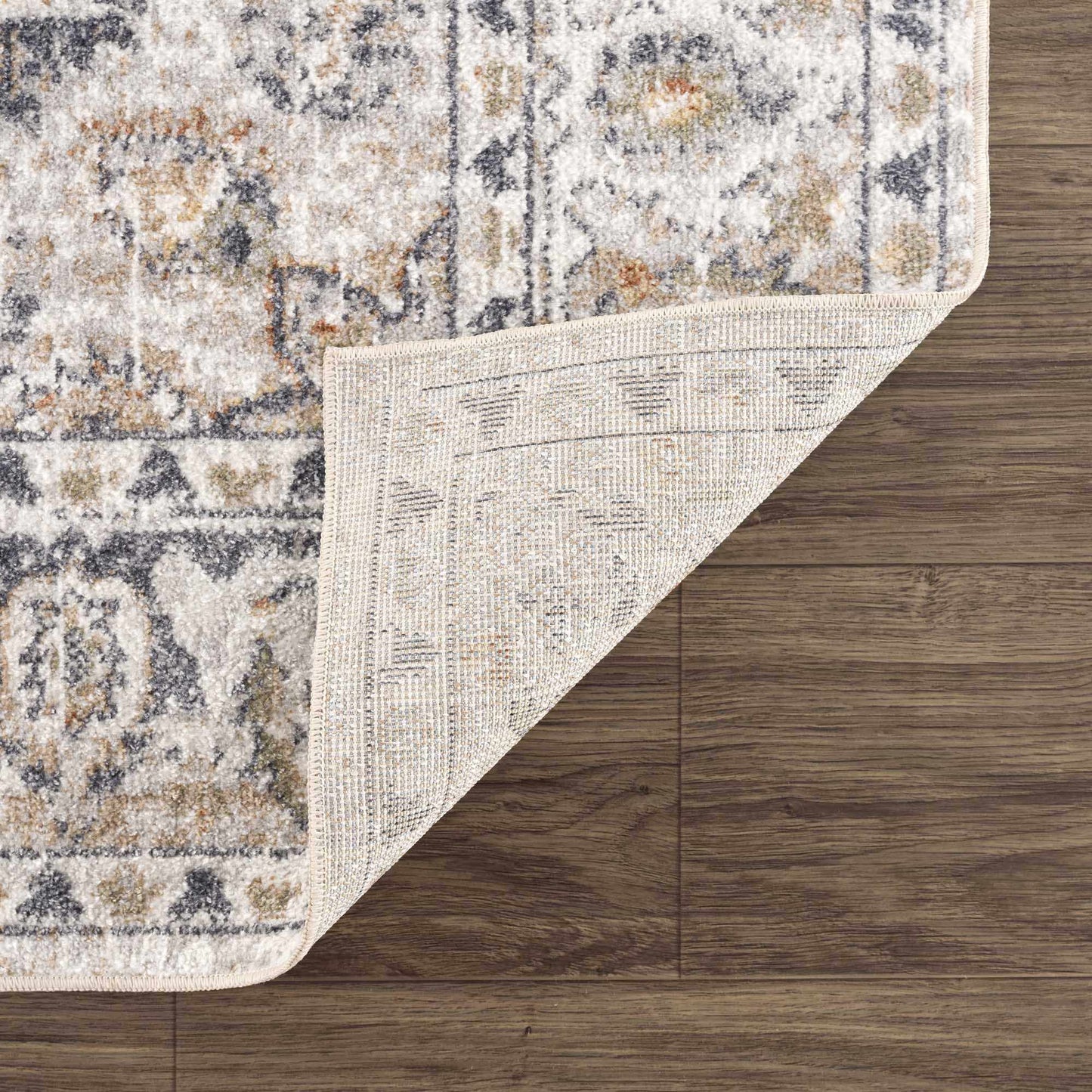 Cream Hiti Washable area rug from PriceLows™
