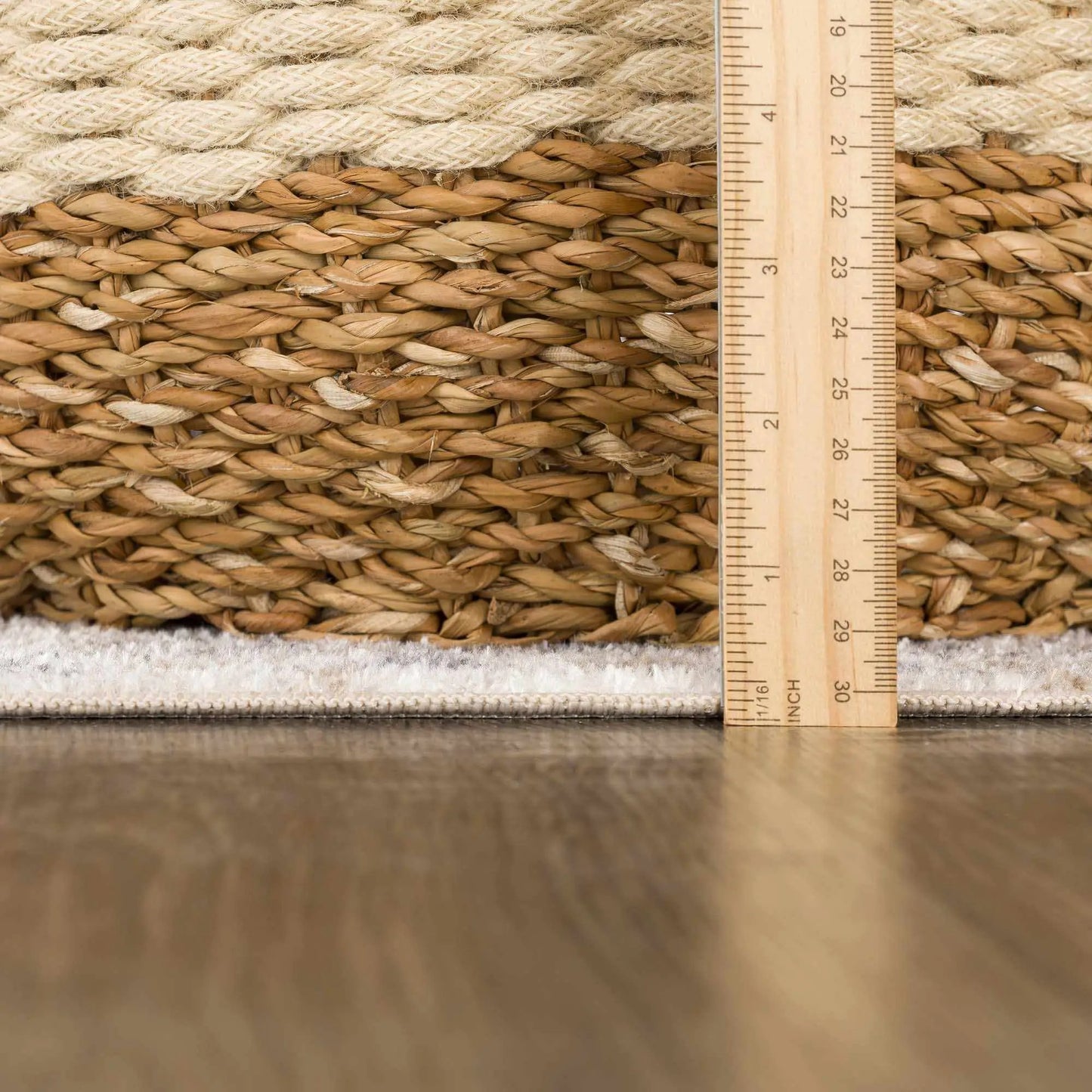 Cream Hiti Washable area rug from PriceLows™