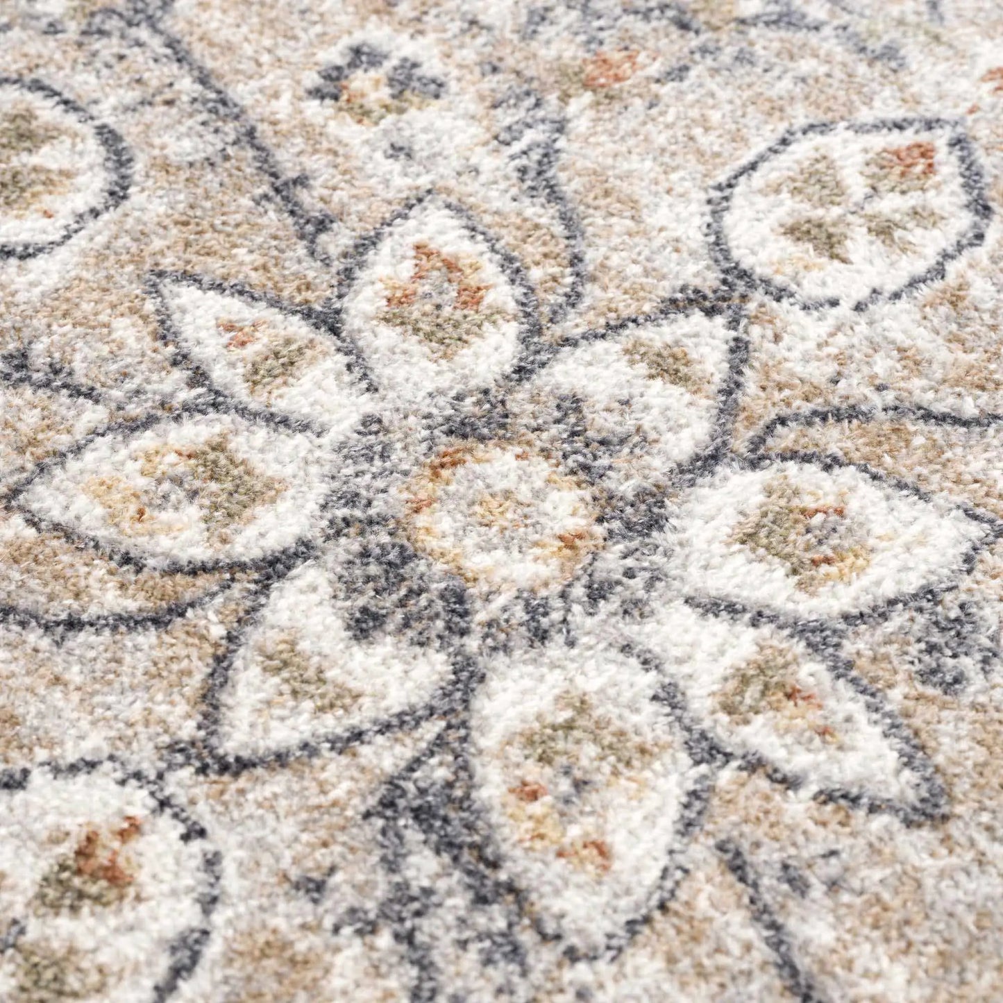 Cream Hiti Washable area rug from PriceLows™