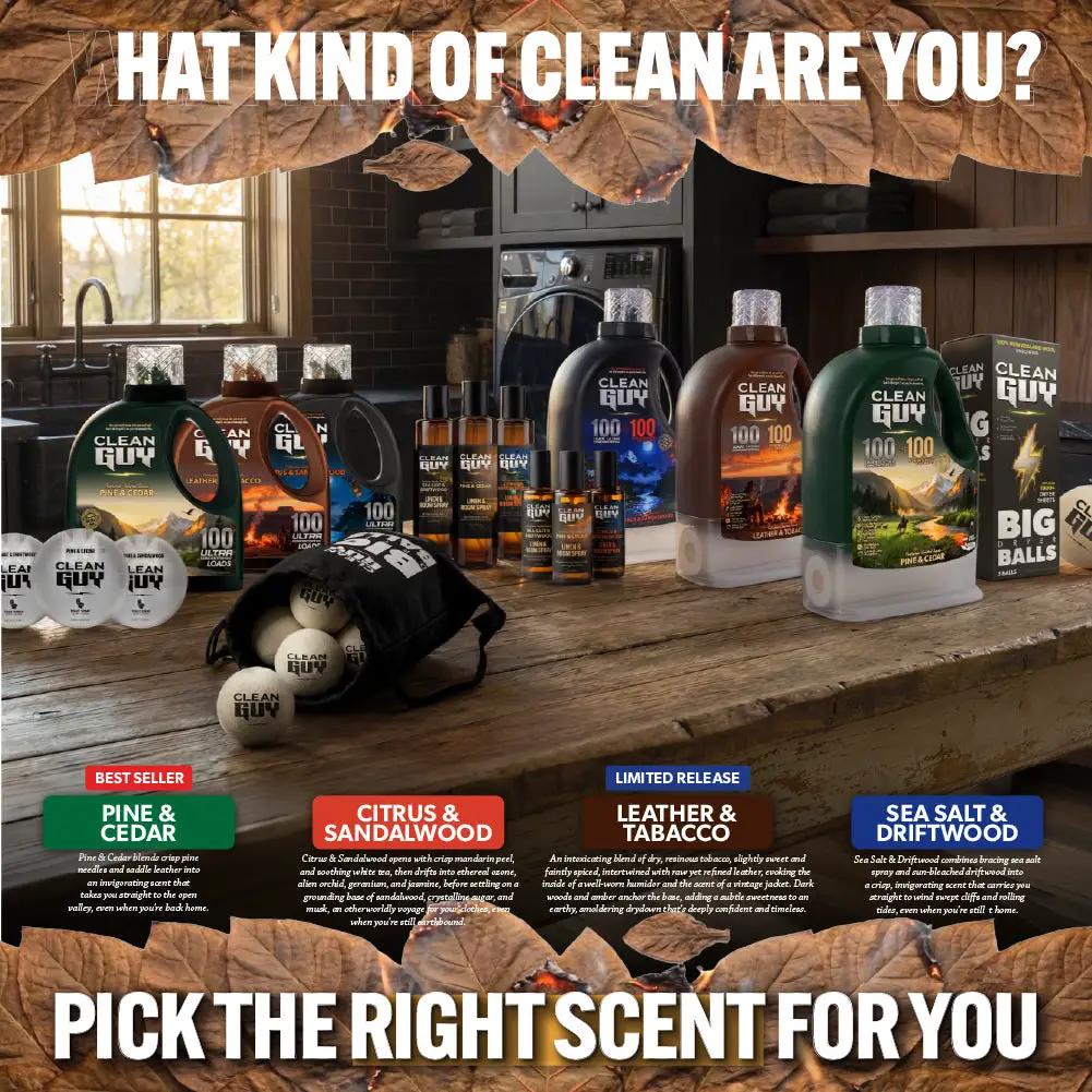 Heavy Duty Premium Laundry Detergent (100 Loads) - LEATHER & TOBACCO from PriceLows™