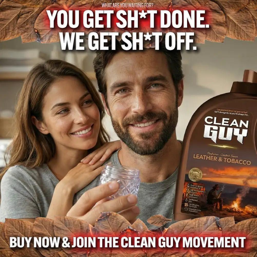 Heavy Duty Premium Laundry Detergent (100 Loads) -  LEATHER & TOBACCO