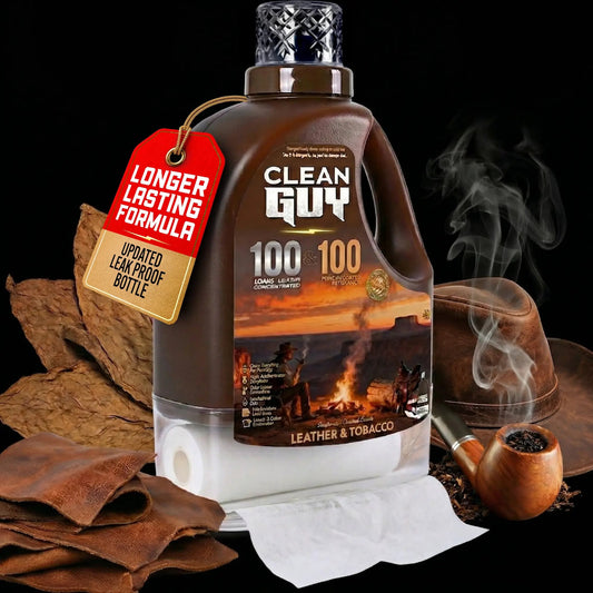 Heavy Duty Premium Laundry Detergent + Built-In Dryer Sheets (100 Loads) - LEATHER & TOBACCO. from PriceLows™