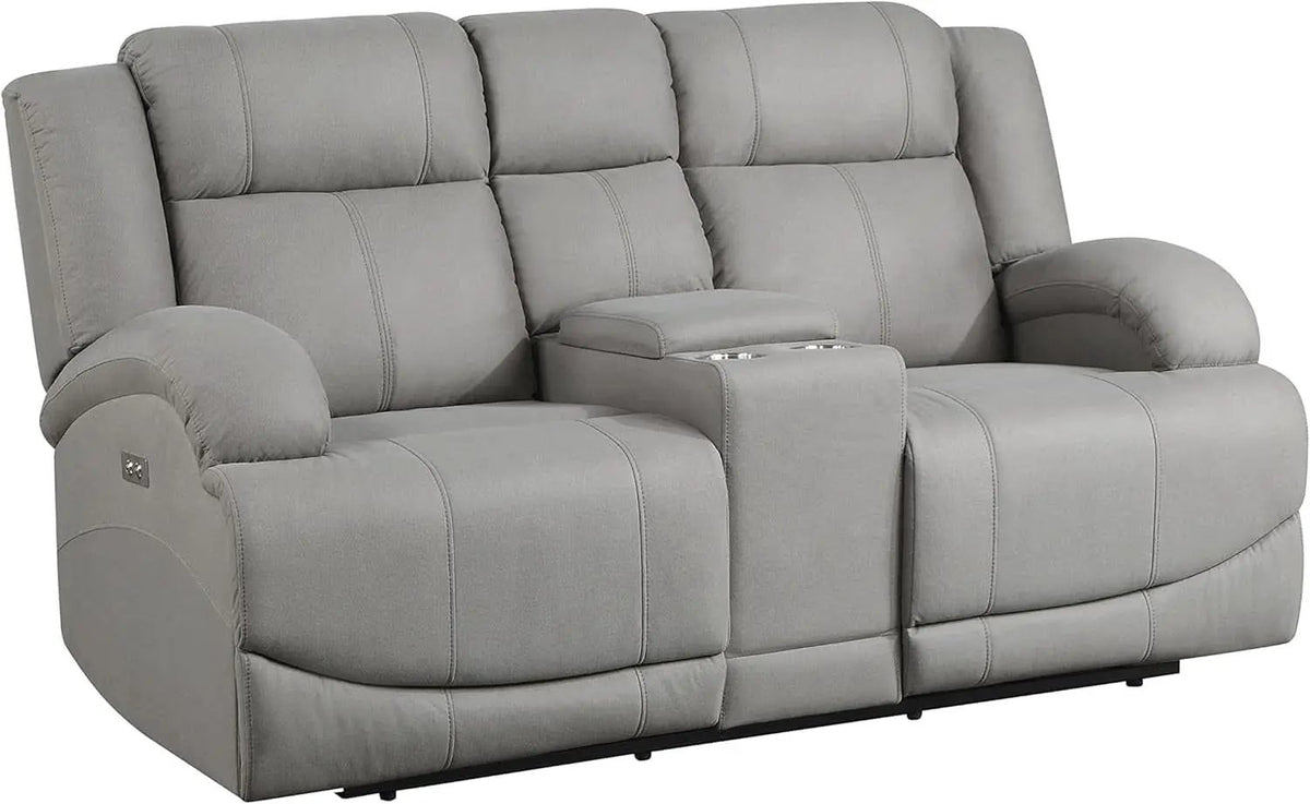 Landwood 3 Piece Power Reclining Living Room Set Gray from PriceLows™