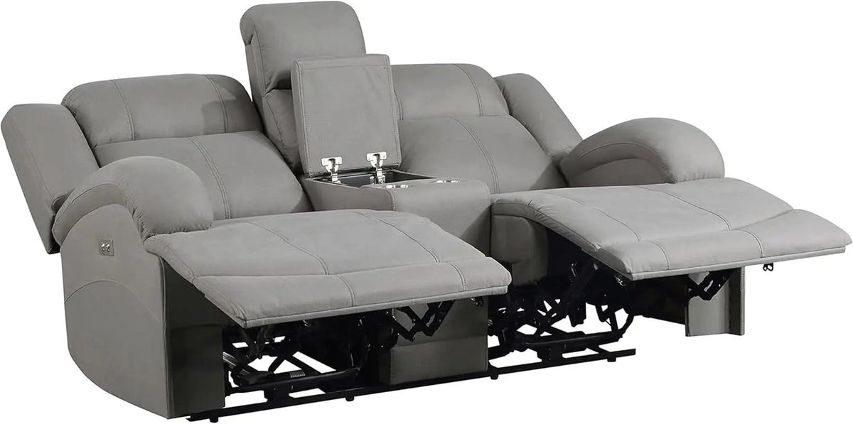 Landwood 3 Piece Power Reclining Living Room Set Gray from PriceLows™