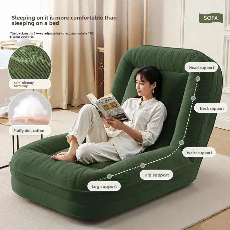 Lazy Sofa Recliner | Foldable Metal Frame | PriceLows™