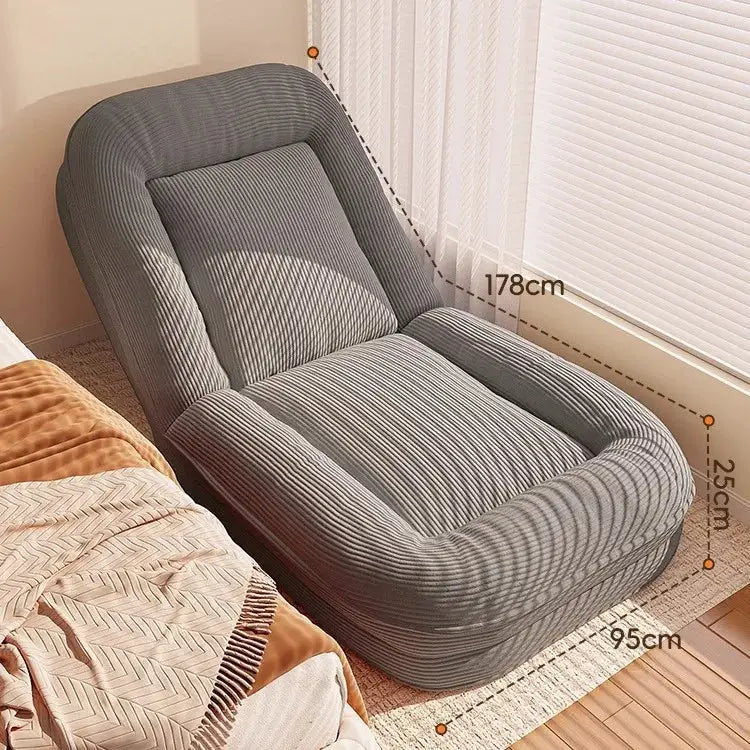 Lazy Sofa Recliner | Foldable Metal Frame | PriceLows™
