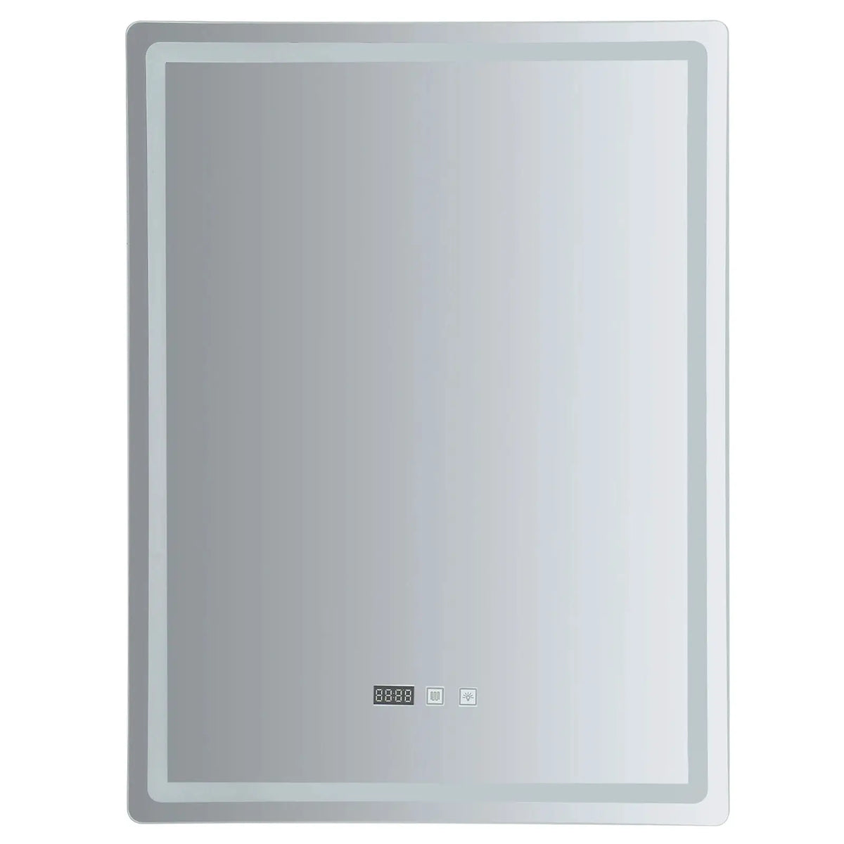 Led Bathroom Mirror Wall Mounted Anti Fog Lighted Smart Vanity Mirror with Time & Temperature Display from PriceLows™