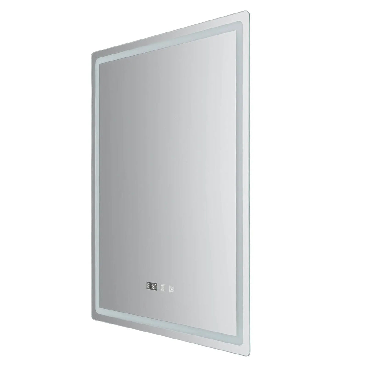 Led Bathroom Mirror Wall Mounted Anti Fog Lighted Smart Vanity Mirror with Time & Temperature Display from PriceLows™