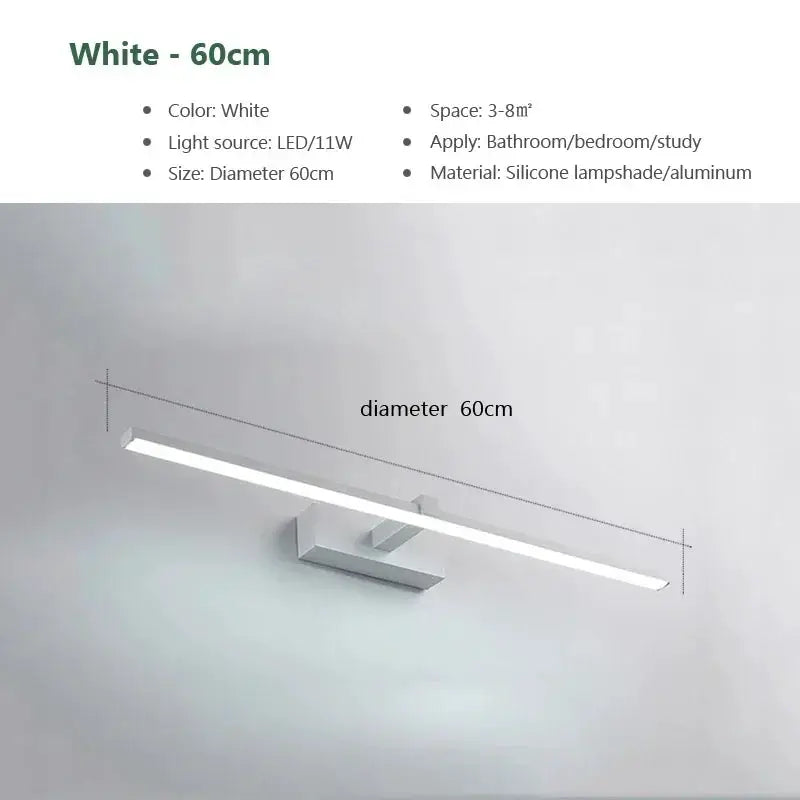LED Wall Light | Aluminum Body | Three Color Temperatures | Black Ivory from PriceLows™