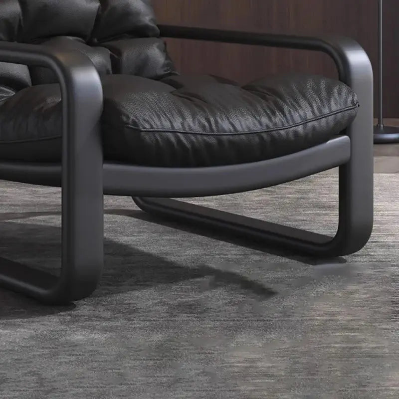 Living Room Sofa | Leather Upholstery | Modern Nordic Style | Single Unit from PriceLows™