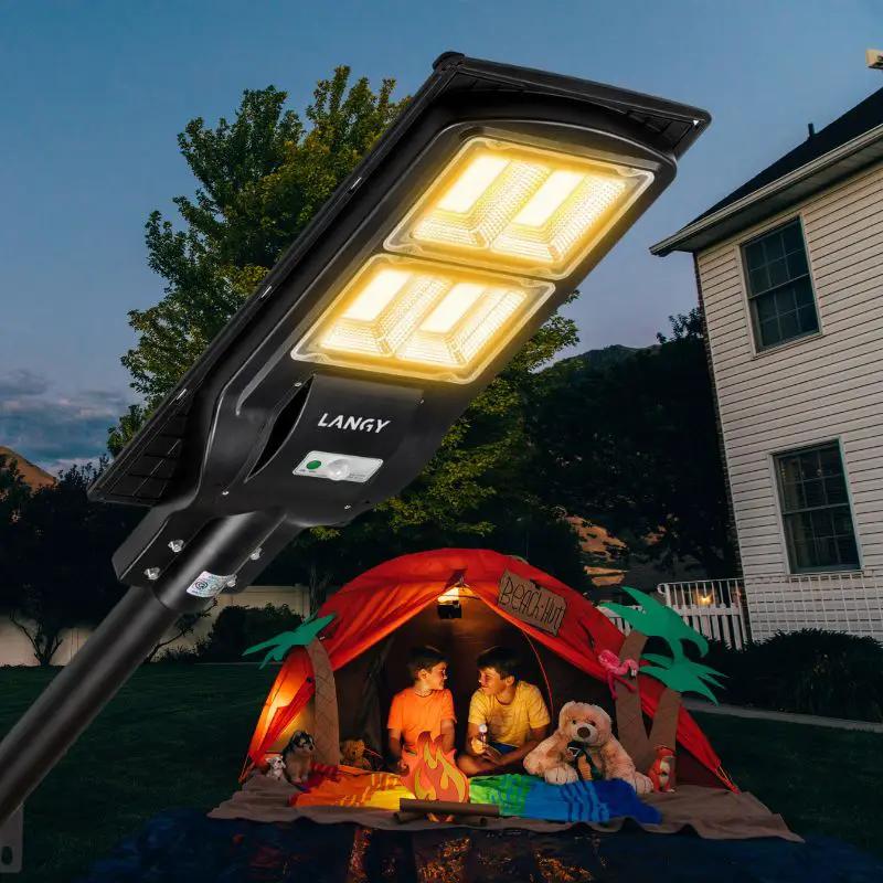 Solar Street Light | 120W LED | IP65 Rated | Warm White Variant