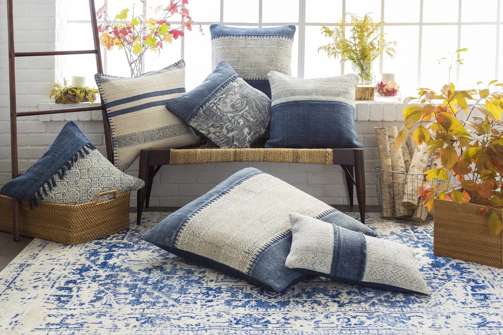Rachel Navy Area Rug from PriceLows™