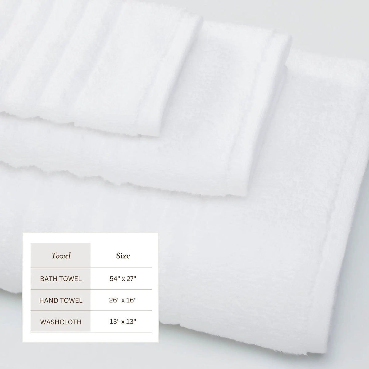 Luxury Combed Cotton Bath Towel Set - Karina Collection