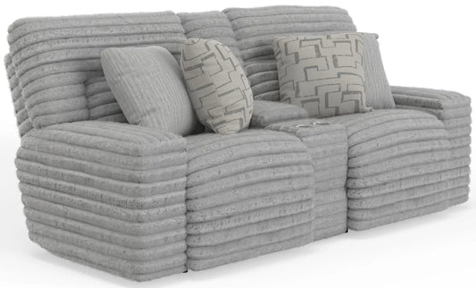 Lynx Power Reclining Console Loveseat With Zero Gravity | 2 Pieces | Living Room Furniture | Living Room