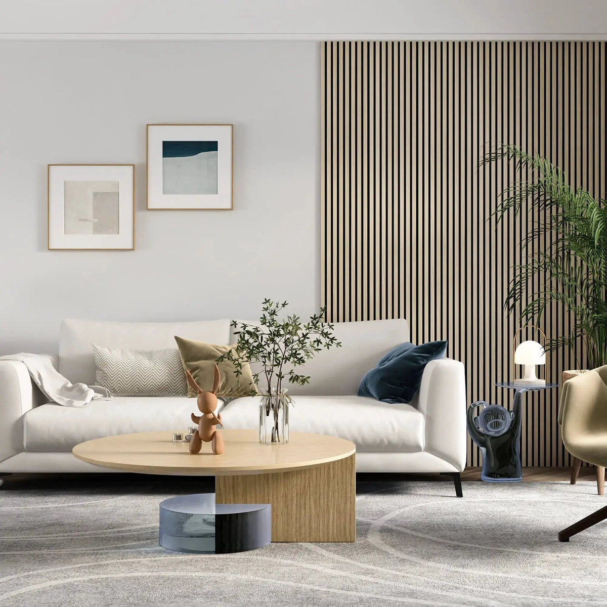 MDF Acoustic Slat Wood Wall Panels from PriceLows™