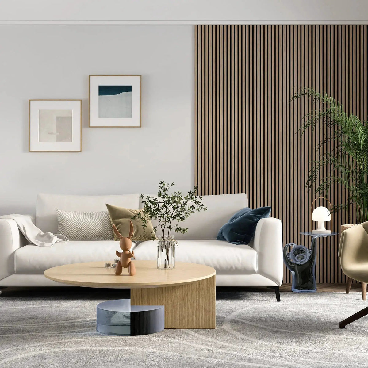 MDF Acoustic Slat Wood Wall Panels from PriceLows™