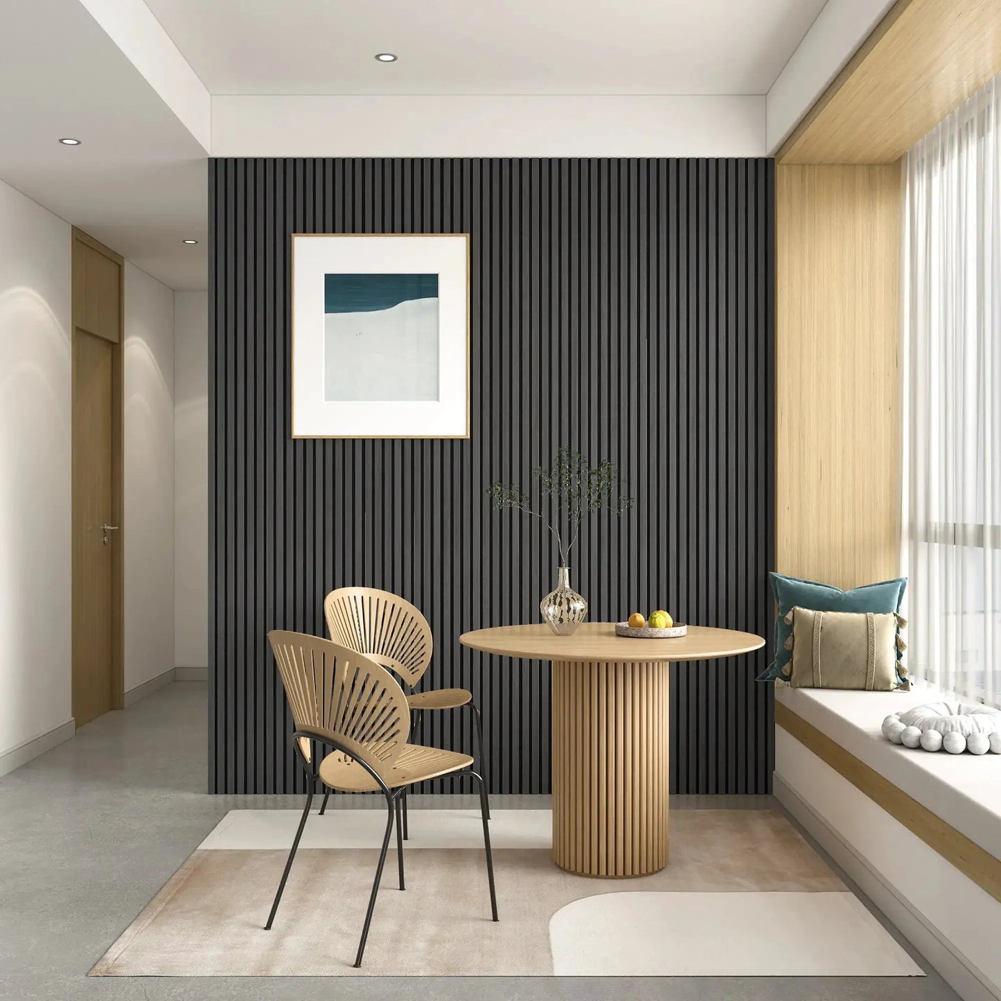 MDF Acoustic Slat Wood Wall Panels from PriceLows™