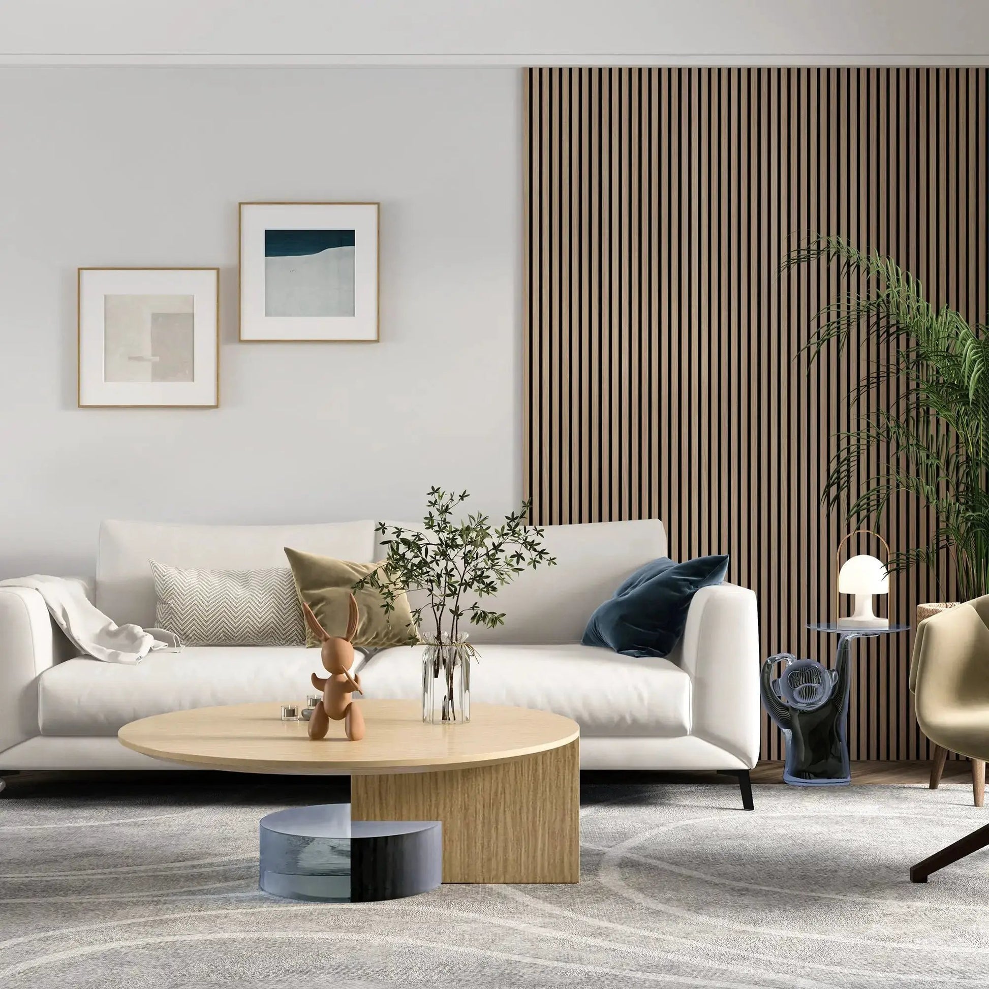 MDF Acoustic Slat Wood Wall Panels from PriceLows™