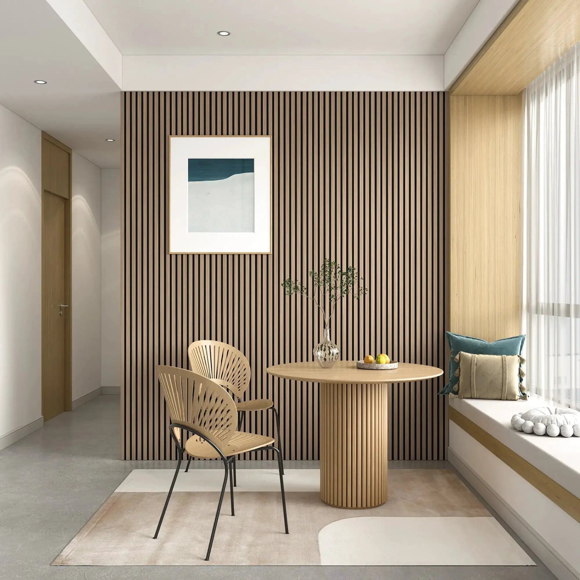 MDF Acoustic Slat Wood Wall Panels from PriceLows™