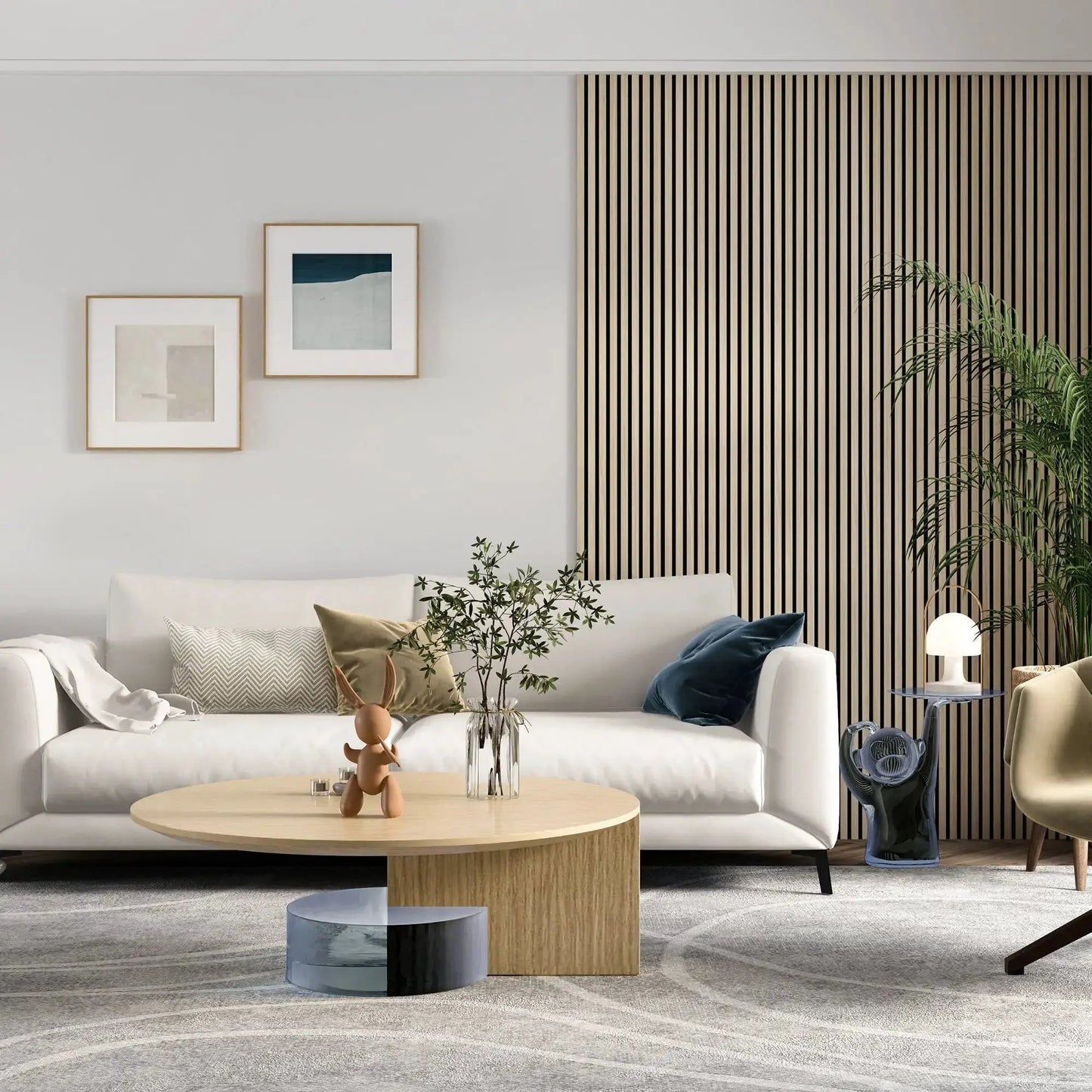 MDF Acoustic Slat Wood Wall Panels from PriceLows™