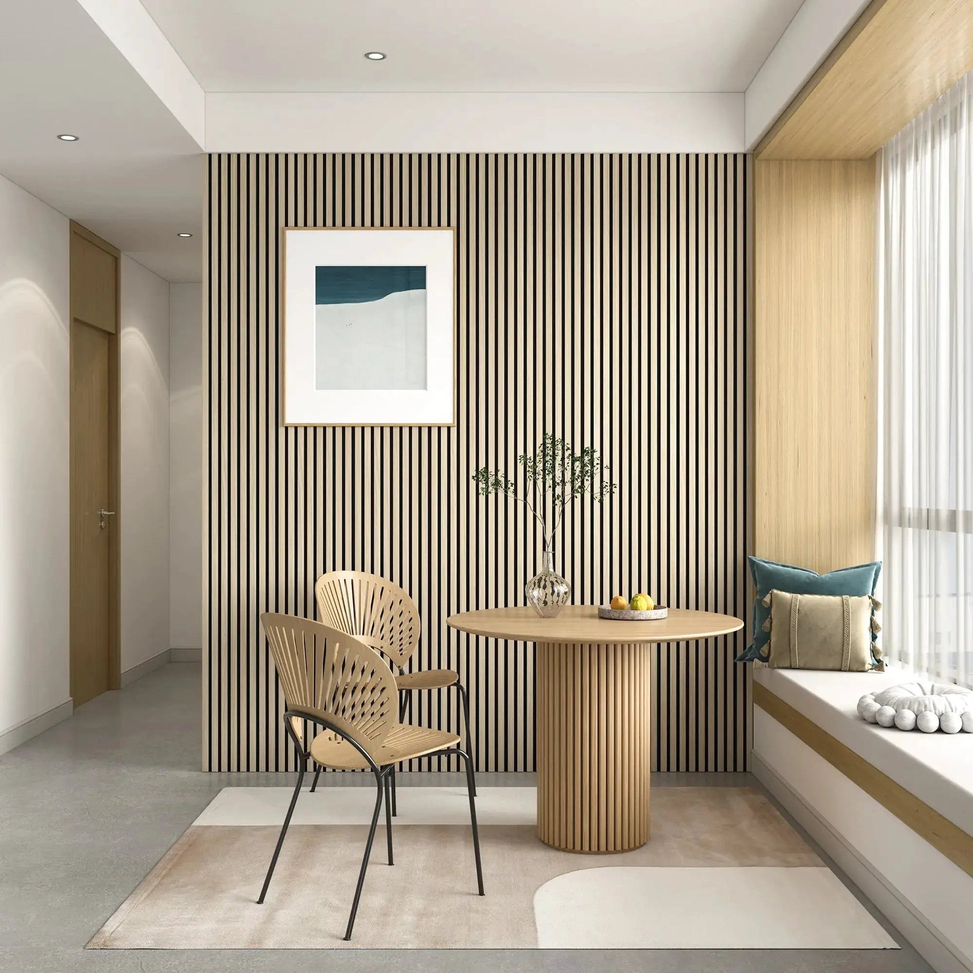 MDF Acoustic Slat Wood Wall Panels from PriceLows™