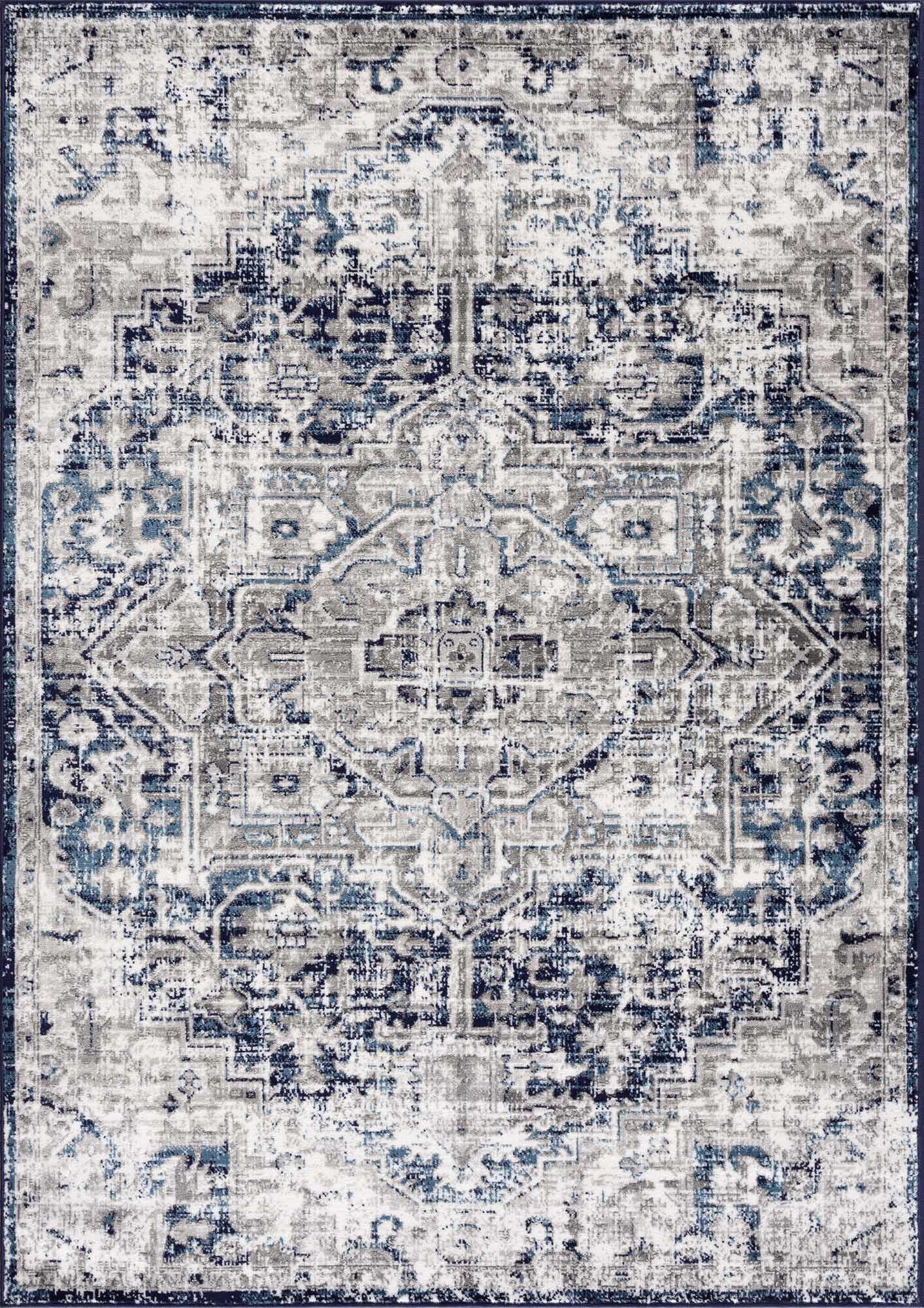 Buenaventura Navy Area Rug from PriceLows™